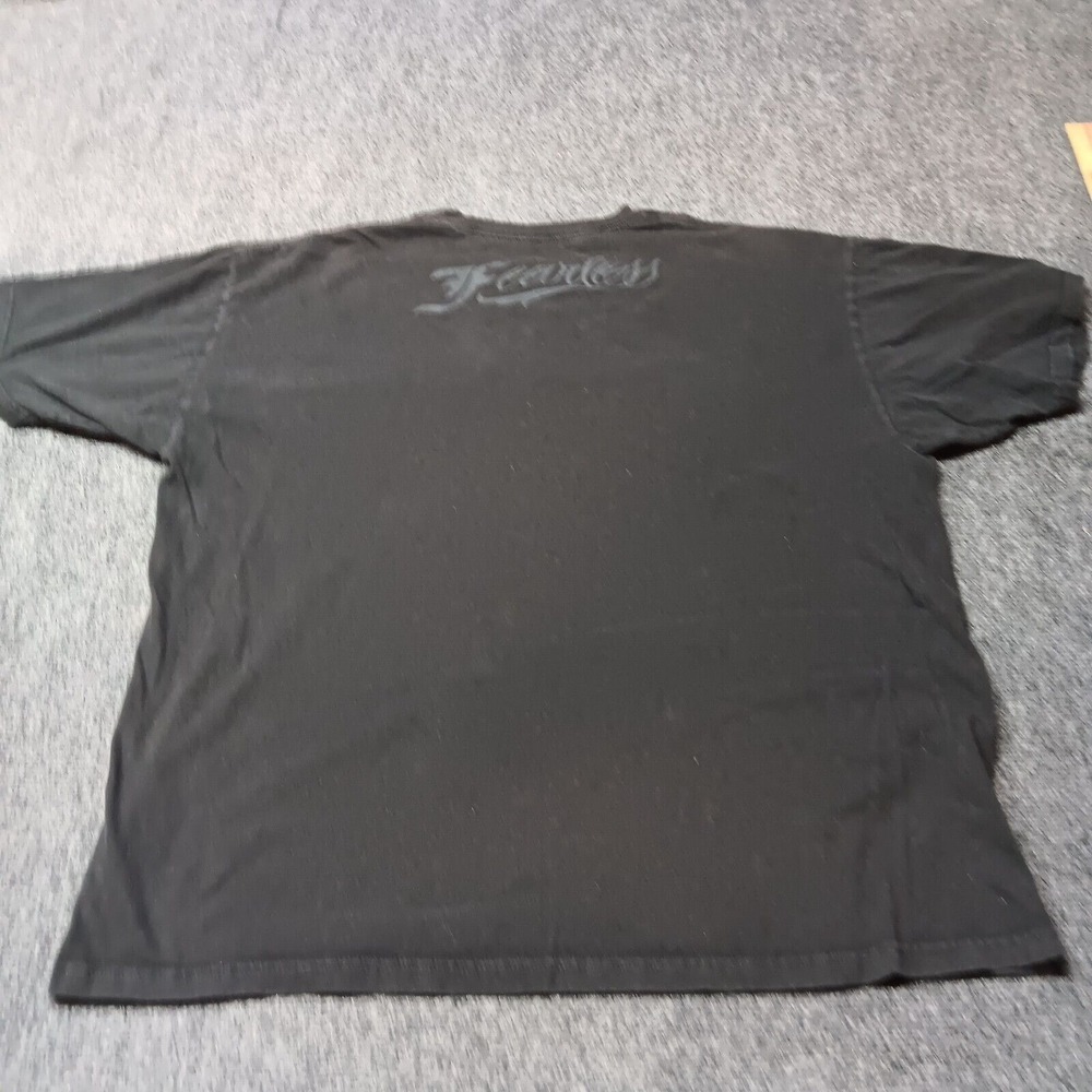 Fearless Shirt Men XL Black CREAM Cash Rules Everything Money Skull Graphic - Picture 7 of 9